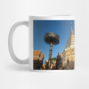 Pagoda in Chiang Mai Thailand. Mug